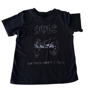 AC/DC Band T-Shirt - Black - Boys 3T - Rock and Roll